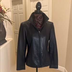 Vintage Avanti New YorkDark Brown Leather Jacket Size Medium